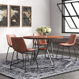 Badillo 5 piece online dining set dark gray